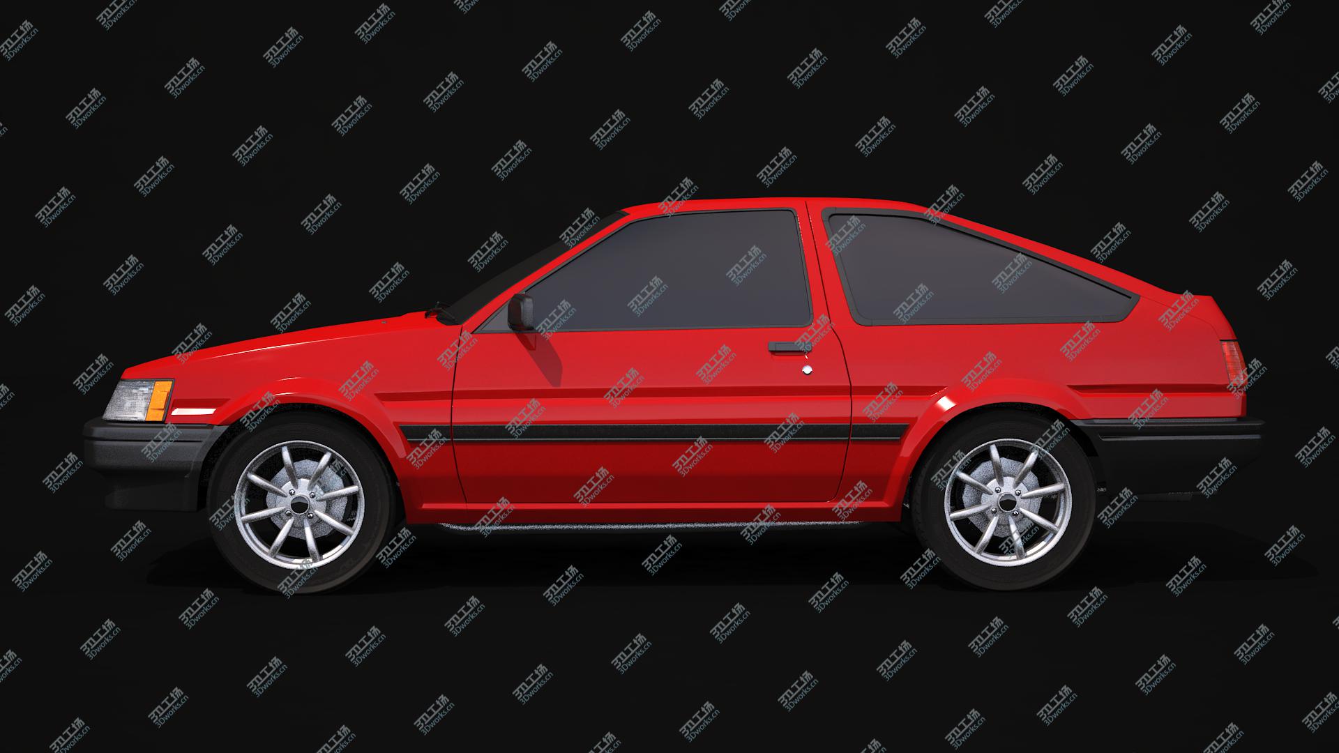 images/goods_img/2021040233/Toyota AE86 Levin - No Interior 3D/4.jpg